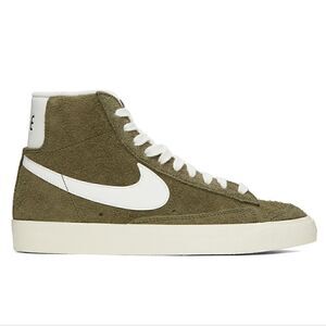 Nike Blazer Mid '77 Vintage Size 10.5 Olive Green Womens Shoes DV7006-201